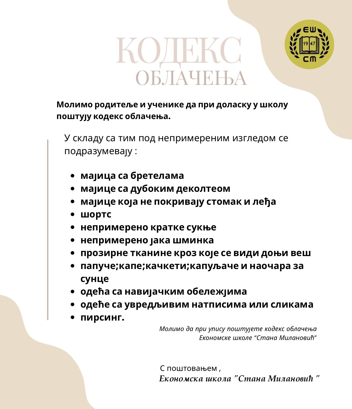 Kodeks oblacenja